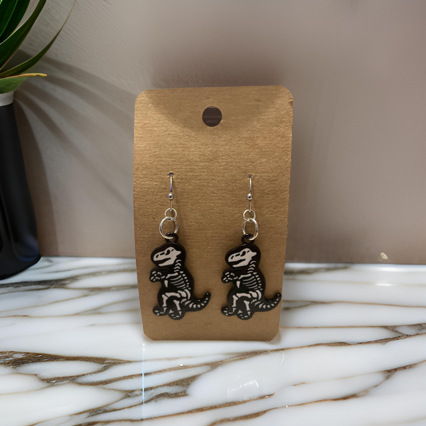 Extinction Dino Earrings