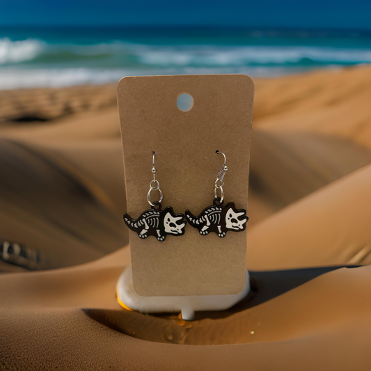 Extinction Dino Earrings