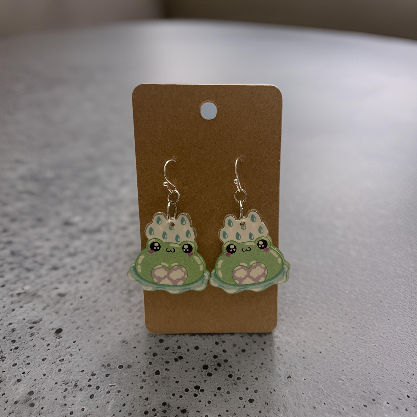 Kawaii Frog Earrings