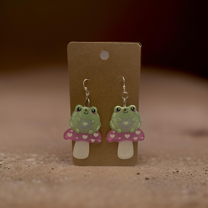Kawaii Frog Earrings