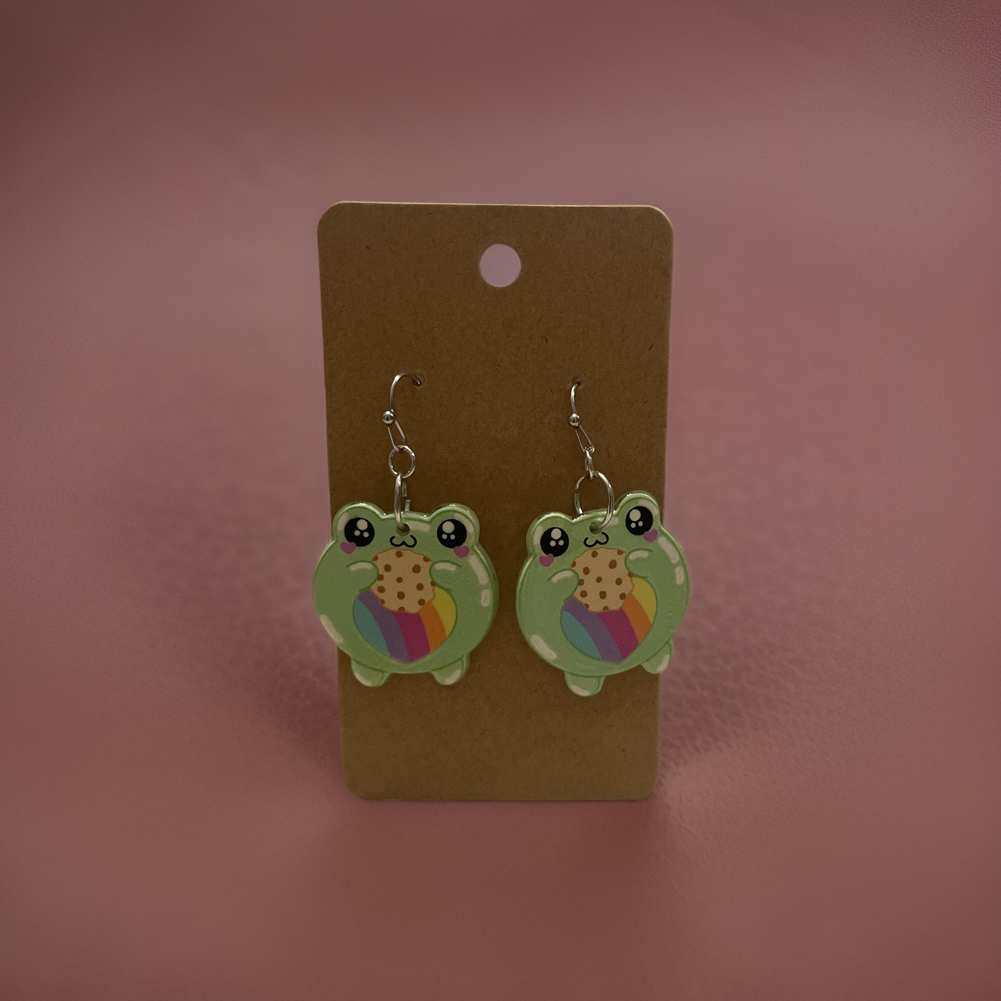 Kawaii Frog Earrings