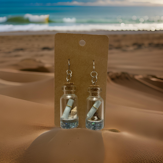 Message in a Bottle Earrings