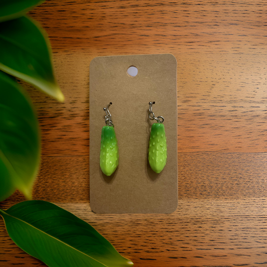 The Pickled Pickle Earrings