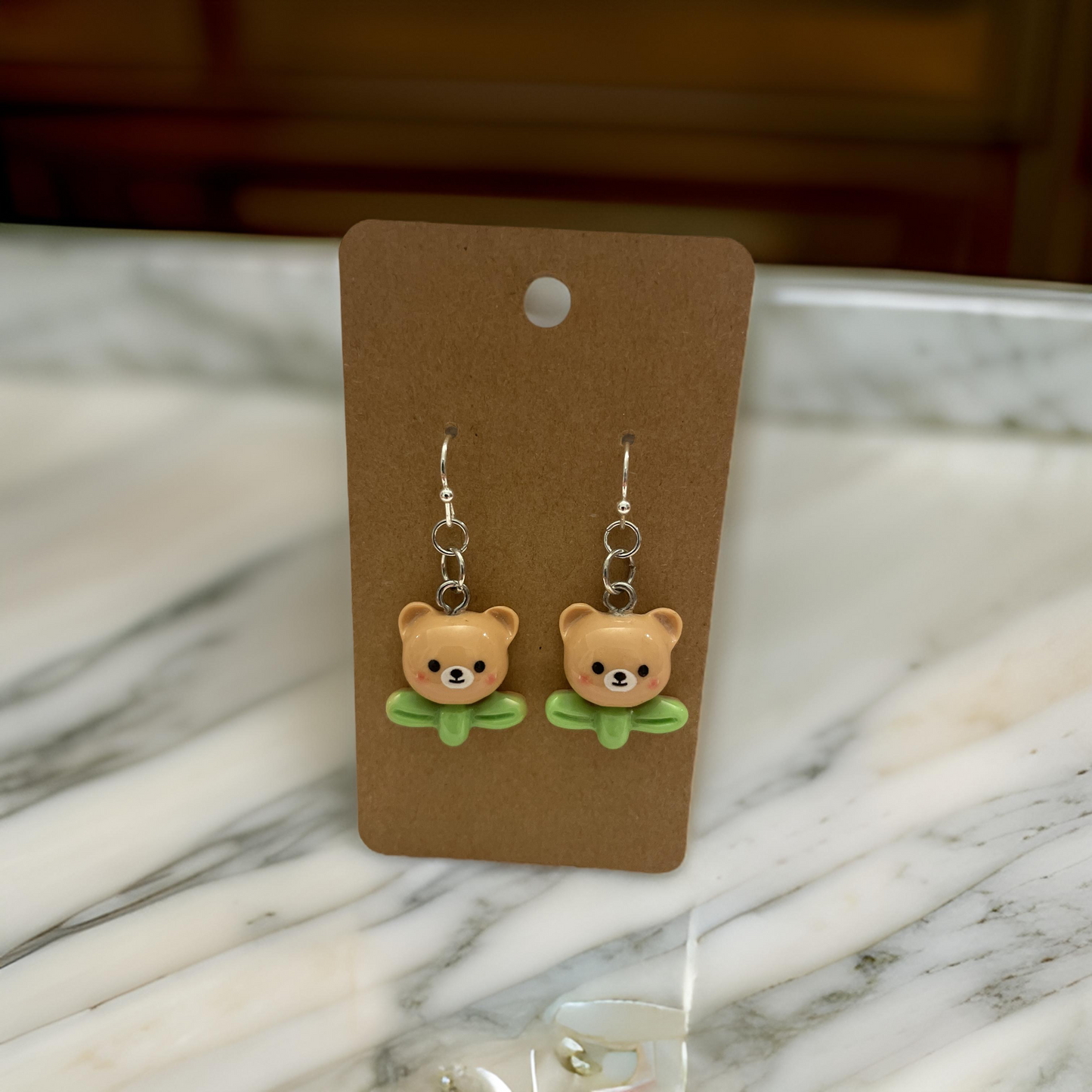 BearFlower Earrings