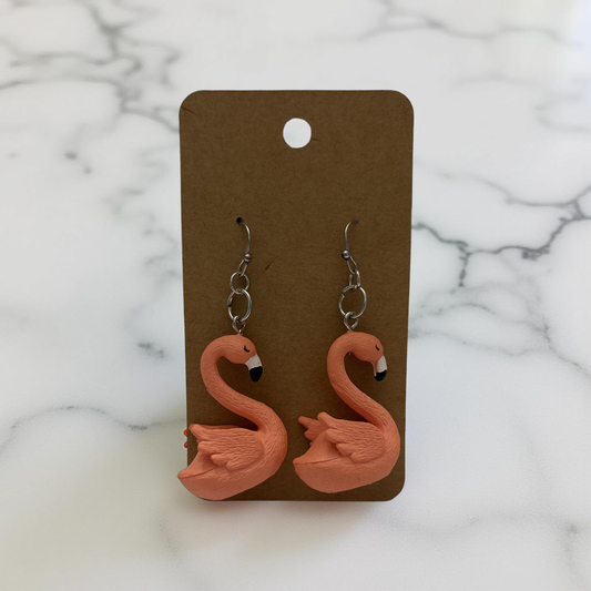 Fancy Flamingo Earrings