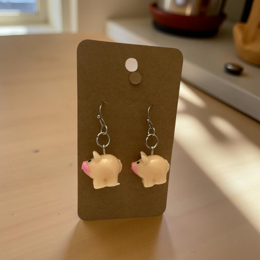 Chubby Pig Earrings