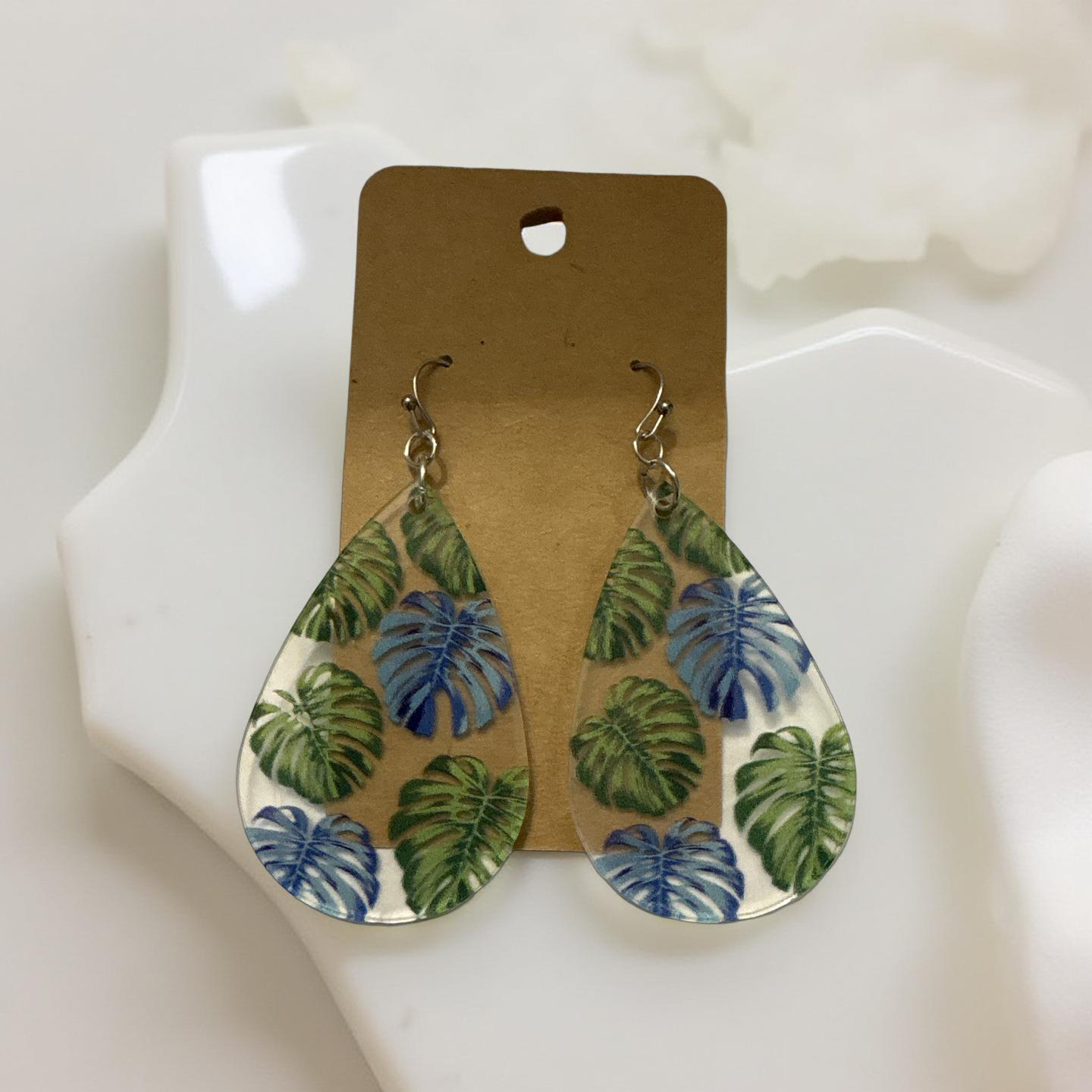 Tropical Vacation Drop Earrings