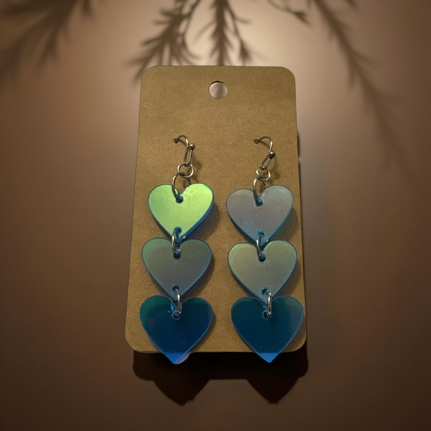 Heart Drop Earrings