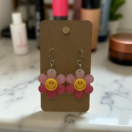 Keep Smiling Floral Earrings