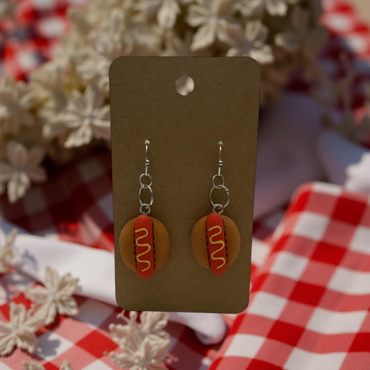 Hotdog Diggity Dog Earrings