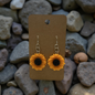 Yellow Sunflower Earrings