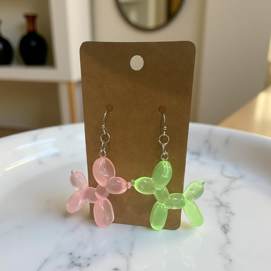 Balloon Dog Earrings