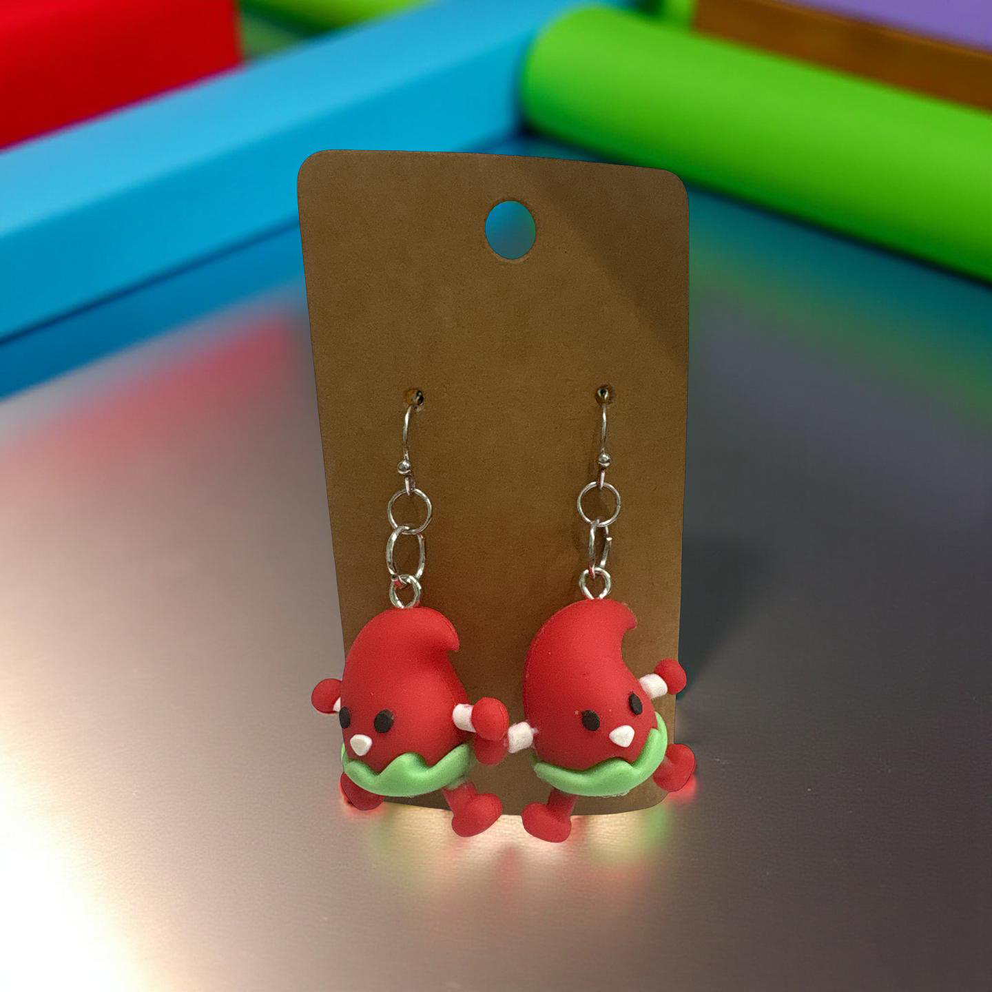 The pencil top collection earrings